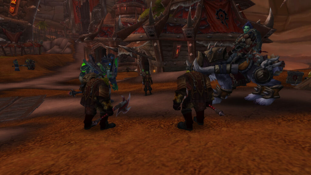 WoW Orcs in Orgrimmar